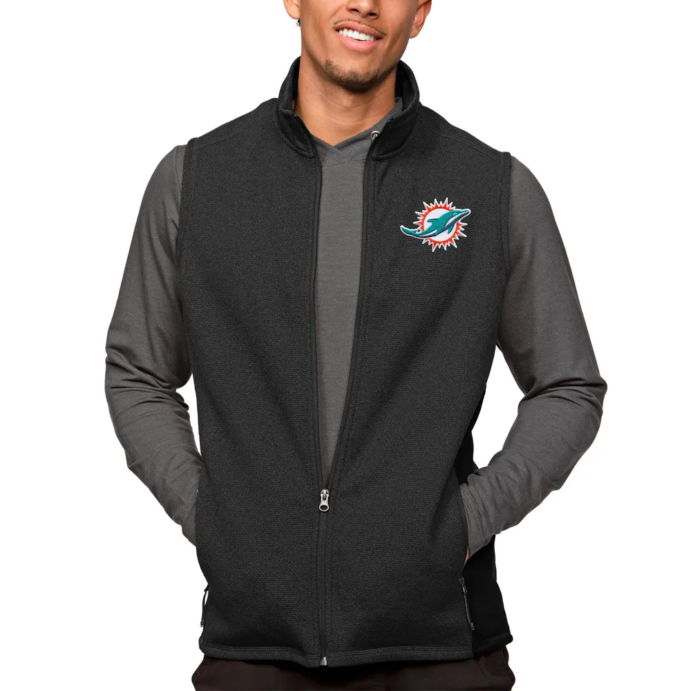 Lids Miami Dolphins NFL x Darius Rucker Collection by Fanatics Polar Fleece  Full-Zip Vest - Gray