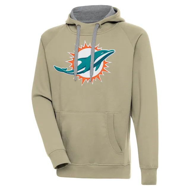 Men's Antigua Camo Miami Dolphins Team Absolute Pullover Hoodie Size: Extra Large