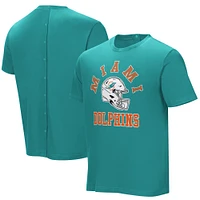 T-shirt avec assistance au field goal des Dolphins de Miami Aqua pour hommes