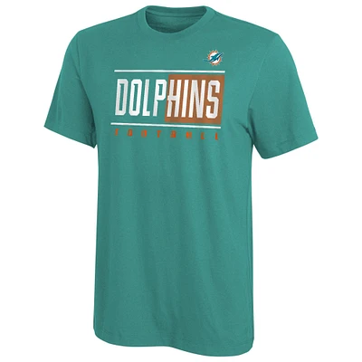 Men's Aqua Miami Dolphins Pumped Up T-Shirt