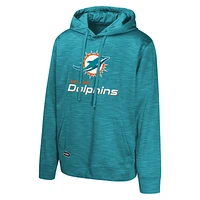 Men's Aqua Miami Dolphins Streak Fleece Pullover Hoodie