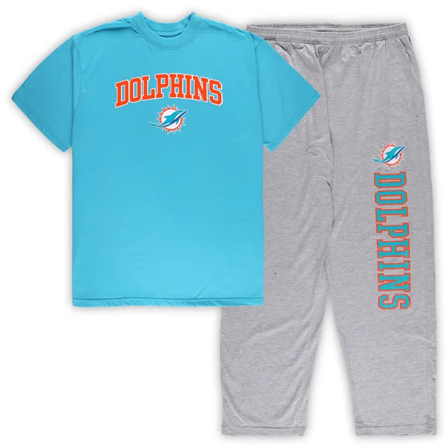 Men's Miami Dolphins FOCO Aqua Ugly Pajama Set