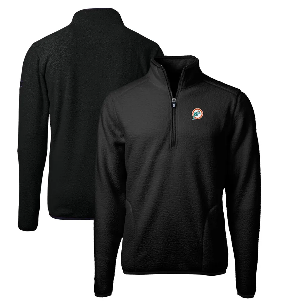 Miami Dolphins NFL Antigua Quarter-Zip Team Pullover Jacket