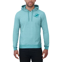 Sweat à capuche en tricot ton sur pour homme de la collection Darius Rucker Fanatics Aqua Miami Dolphins