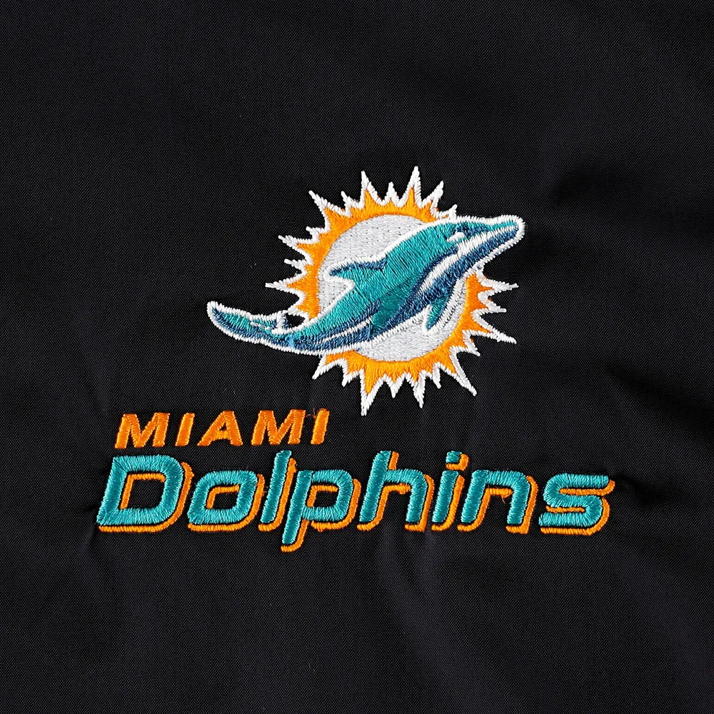 Dunbrooke Black Miami Dolphins Big & Tall Legacy Stadium Veste entièrement zippée pour homme