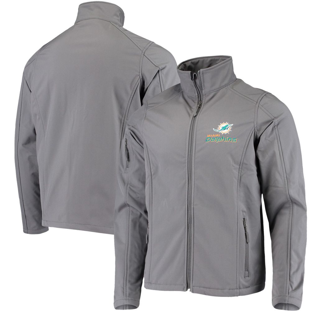 MIAMI DOLPHIN LEATHER/CLOTH JACKET - clothing & accessories - by