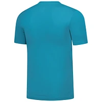 T-shirt Fanatics Aqua Miami Dolphins pour homme avec logo bloqué