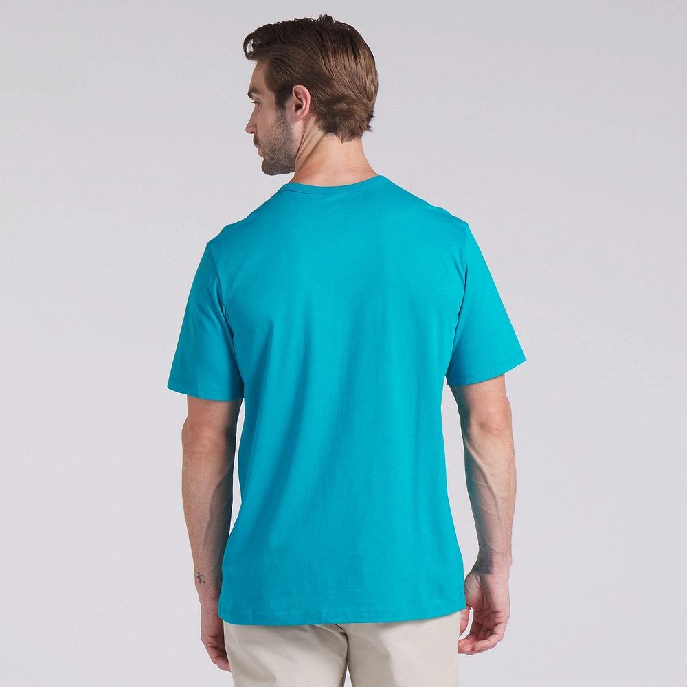 Men's Fanatics Aqua Miami Dolphins Legacy Cotton T-Shirt