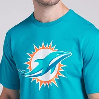 T-shirt en coton pour hommes Fanatics Aqua Miami Dolphins Legacy