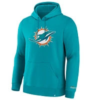 Sweat à capuche en polaire Legacy pour homme Fanatics Aqua Miami Dolphins