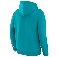 Men's Fanatics  Aqua Miami Dolphins Legacy Fleece Pullover Hoodie