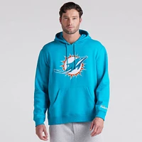 Sweat à capuche en polaire Legacy pour homme Fanatics Aqua Miami Dolphins