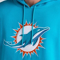 Men's Fanatics  Aqua Miami Dolphins Legacy Fleece Pullover Hoodie