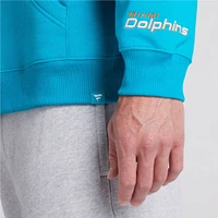 Sweat à capuche en polaire Legacy pour homme Fanatics Aqua Miami Dolphins