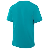 T-shirt Fanatics Aqua Miami Dolphins pour homme, Option Route Legacy