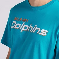 T-shirt Fanatics Aqua Miami Dolphins pour homme, Option Route Legacy