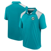 Men's Fanatics Aqua Miami Dolphins Primary Polo