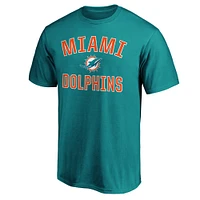 Men's Fanatics Aqua Miami Dolphins Victory Arch T-Shirt