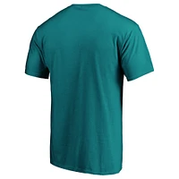 Men's Fanatics Aqua Miami Dolphins Victory Arch T-Shirt