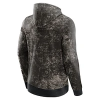 Men's Fanatics  Black/Gray Miami Dolphins Blackout Tonal Pullover Hoodie