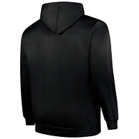 Sweat à capuche en polaire Fanatics Black Miami Dolphins pour hommes, grande taille