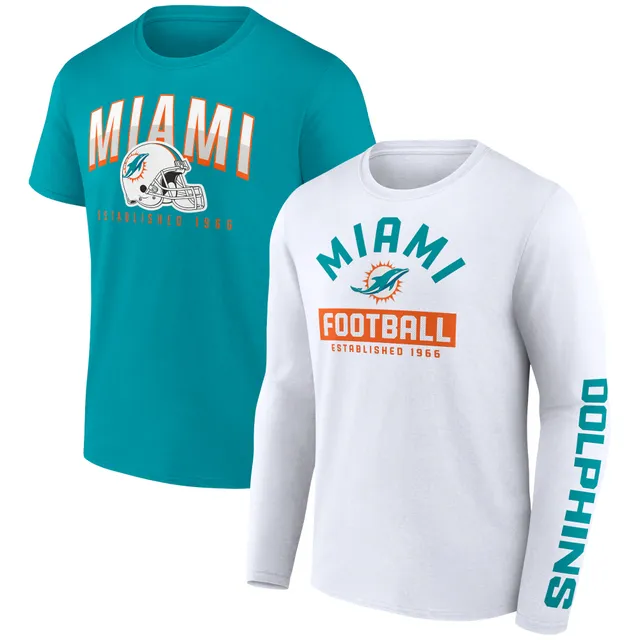 Youth Tyreek Hill Aqua Miami Dolphins Mainliner Player Name & Number T-Shirt