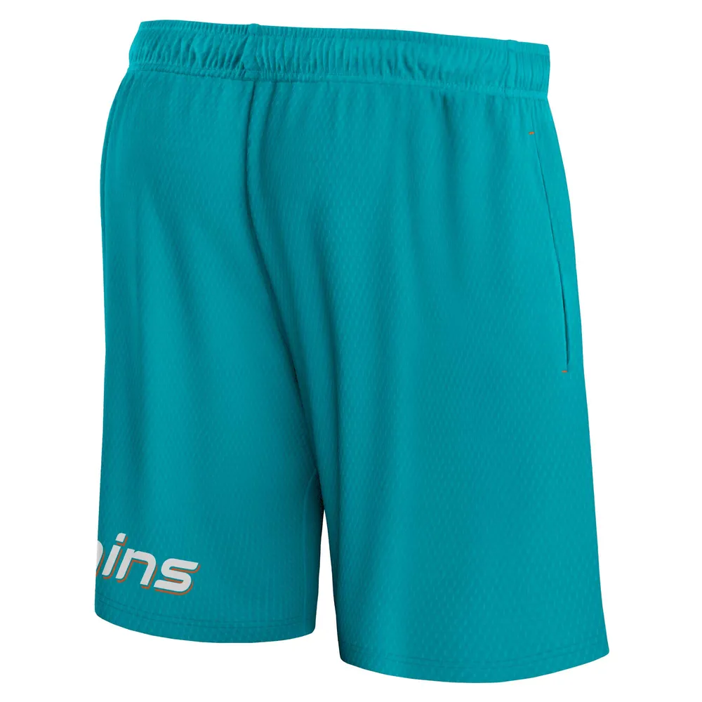 Men's Fanatics Branded Aqua/White Miami Dolphins Long and Short