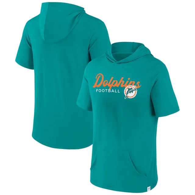 Men's Fanatics Branded Aqua Miami Dolphins Extra Point Pullover Hoodie