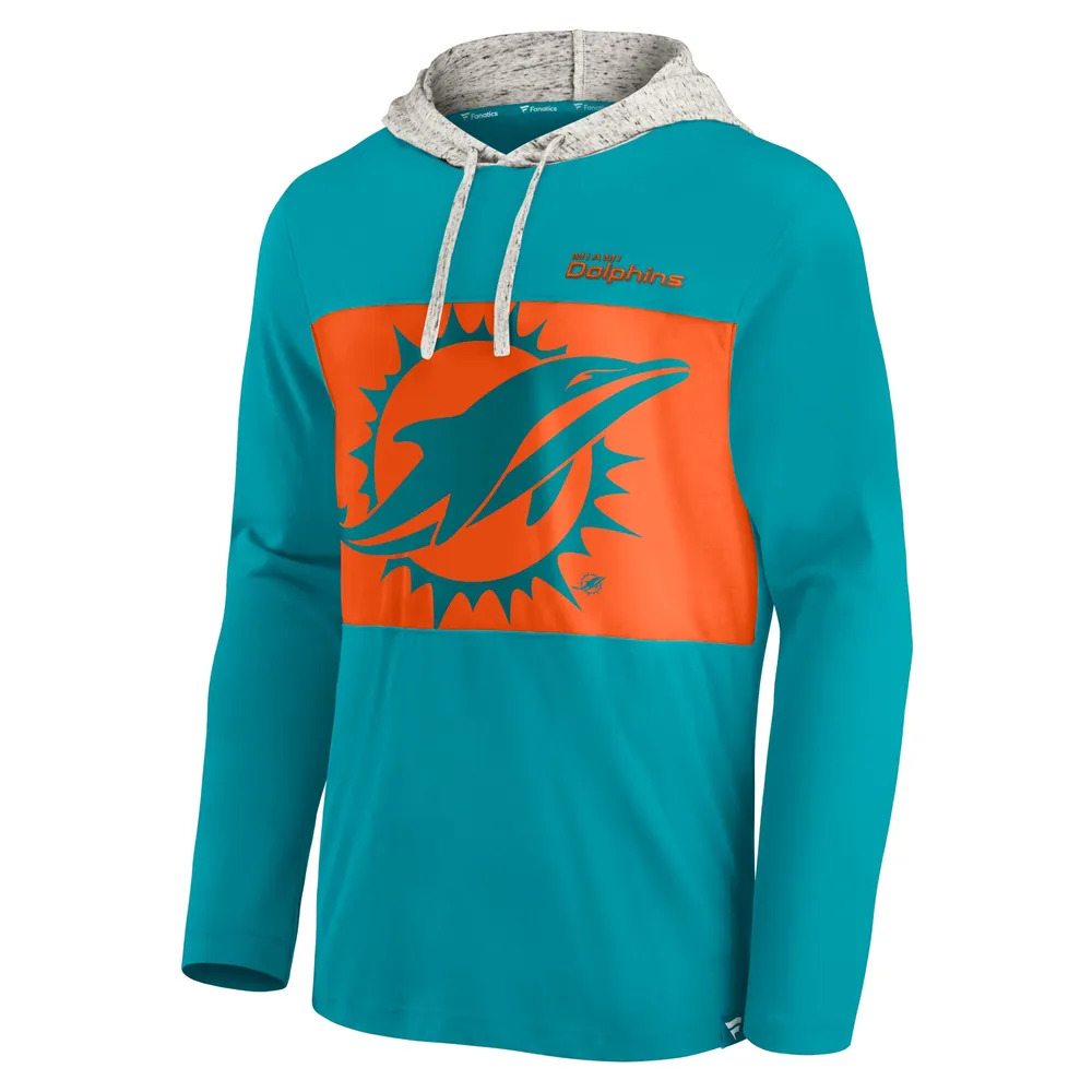 Men's Fanatics Branded Aqua/White Miami Dolphins Long and Short