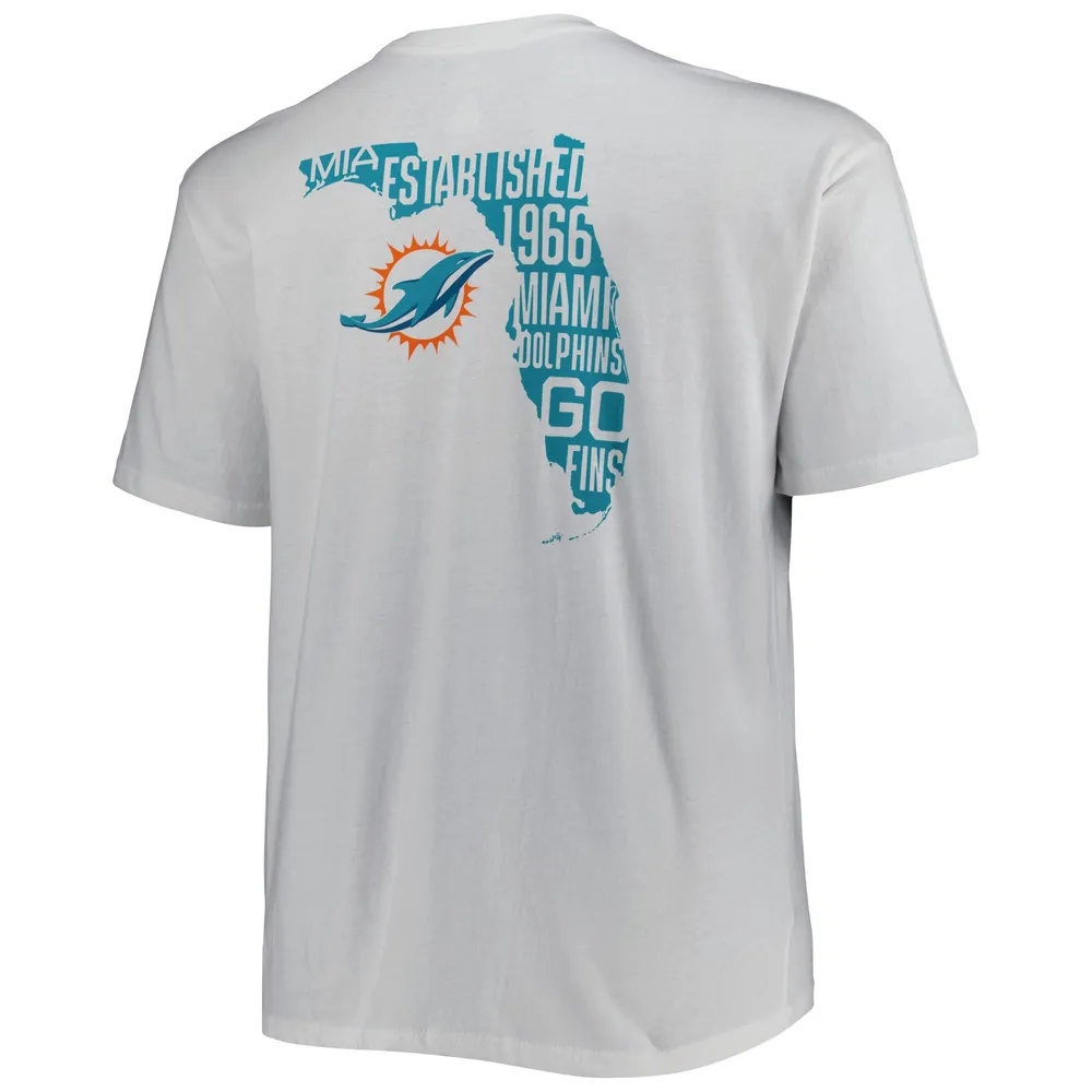 Miami Dolphins Short Sleeve T-Shirts Men's Summer Crew Neck Casual Football