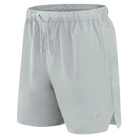 Short Fanatics gris pour homme, style micro ton sur ton