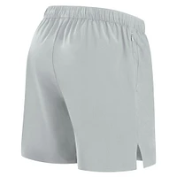 Short Fanatics gris pour homme, style micro ton sur ton