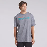 T-shirt tri-blend gris chiné Fanatics pour homme, Miami Dolphins, Pass Rush