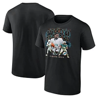 Men's Fanatics Tyreek Hill Black Miami Dolphins Notorious Player Graphic T-Shirt