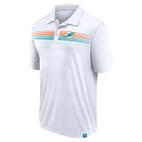 Men's Fanatics White Miami Dolphins Big & Tall Sublimated Polo