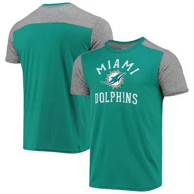 Fanatics Branded Men's Fanatics Branded Aqua/White Miami Dolphins Long and  Short Sleeve Two-Pack T-Shirt