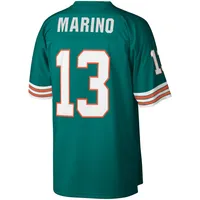 Men's Mitchell & Ness Dan Marino Aqua Miami Dolphins 1984 Retired Player Legacy Replica Jersey