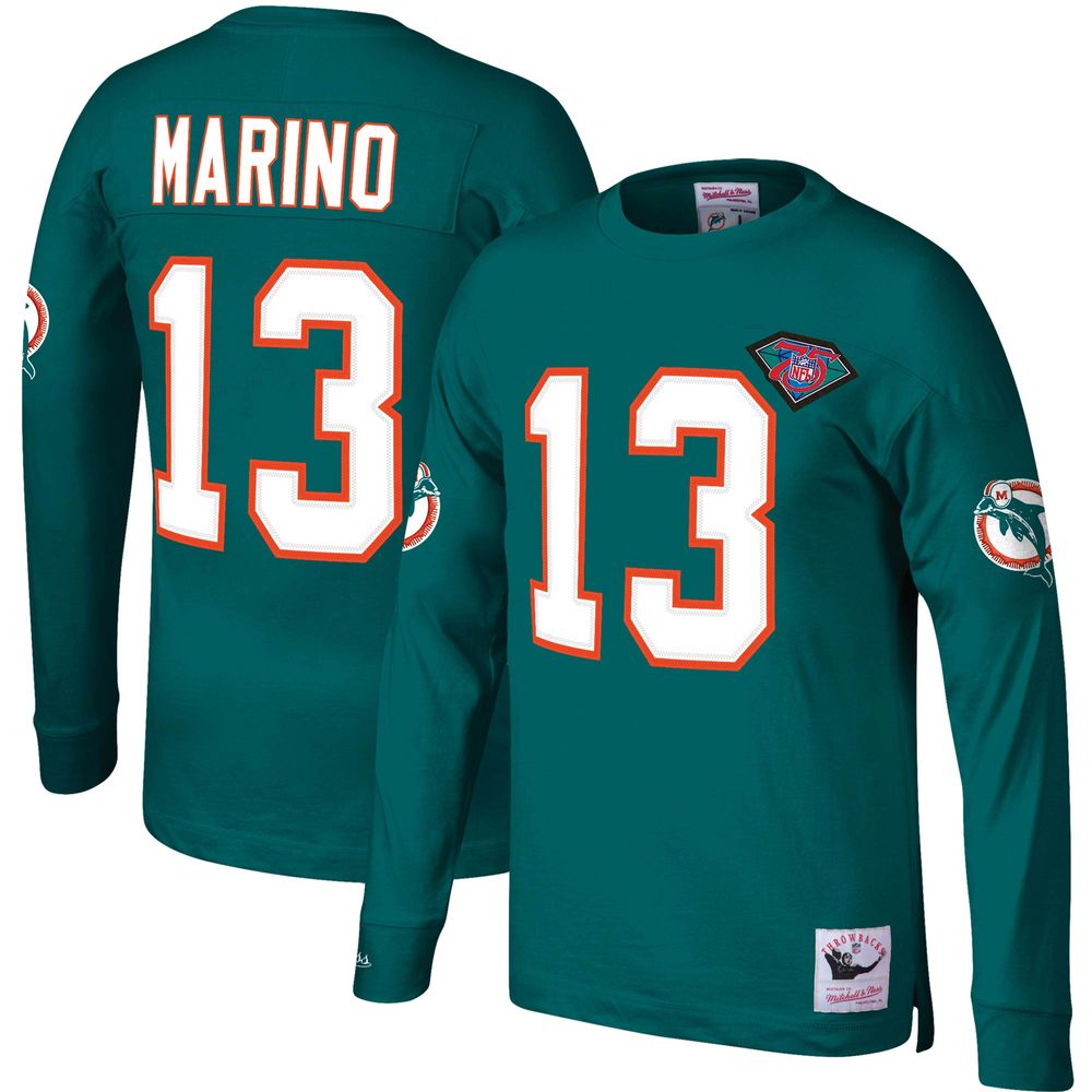 Dan Marino Jersey  Miami Dolphins Throwback Mitchell & Ness Aqua