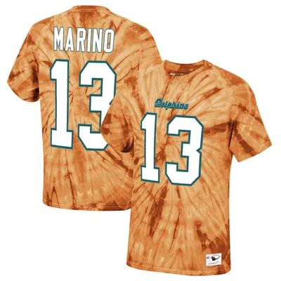 Lids Dan Marino Miami Dolphins Mitchell & Ness Retired Player Name Number  Acid Wash T-Shirt - Navy