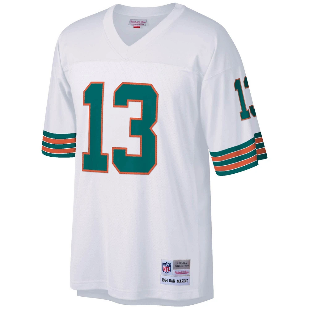 Maillot de réplique joueur retraité Mitchell & Ness Dan Marino des Miami Dolphins Big Tall 1984 pour hommes