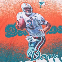 T-shirt Mitchell & Ness Dan Marino pour homme, joueur retraité des Miami Dolphins, gris