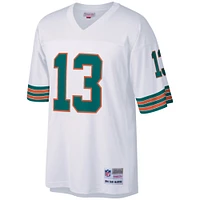 Maillot réplique Mitchell & Ness Dan Marino blanc Miami Dolphins Legacy pour hommes