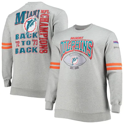 Lids Chicago Bears Mitchell & Ness Big Tall Allover Print Pullover  Sweatshirt - Heathered Gray