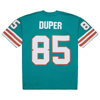 Men's Mitchell & Ness Mark Duper Aqua Miami Dolphins Legacy Replica Jersey