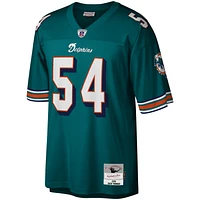 Maillot réplique Mitchell & Ness Zach Thomas Aqua Miami Dolphins Legacy pour hommes