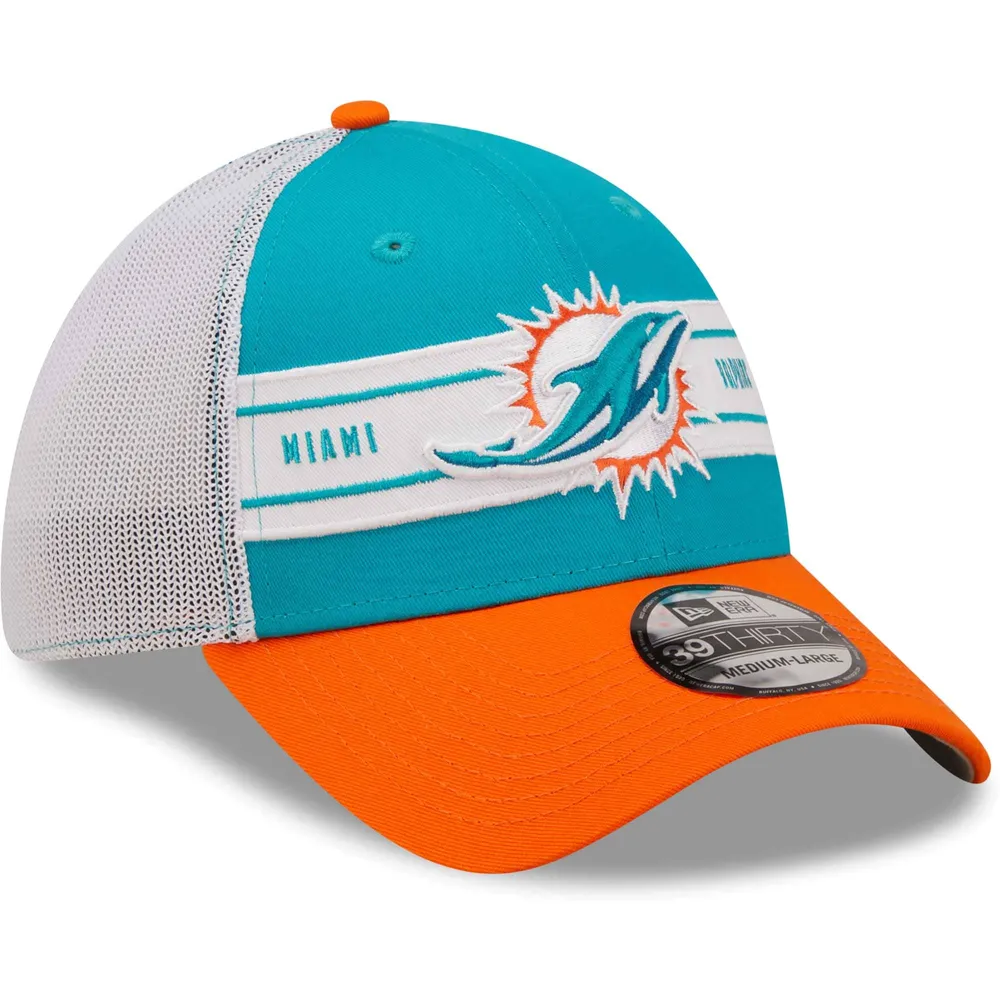 Miami Dolphins New Era 39THIRTY Team Classic Flex Hat - Aqua