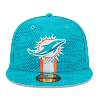 Men's New Era  Aqua Miami Dolphins 2024 Sideline 59FIFTY Fitted Hat