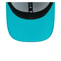 Men's New Era Aqua Miami Dolphins 2024 Sideline 9FORTY Stretch-Snap Hat