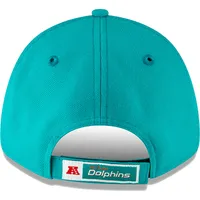 New Era Men's Miami Dolphins 9Forty Aqua Adjustable Hat