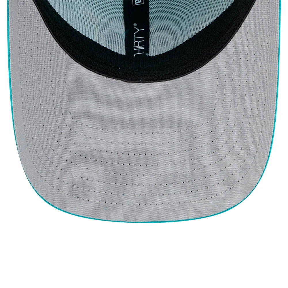 Men's New Era Aqua Miami Dolphins Active Team Tone 39THIRTY Flex Hat